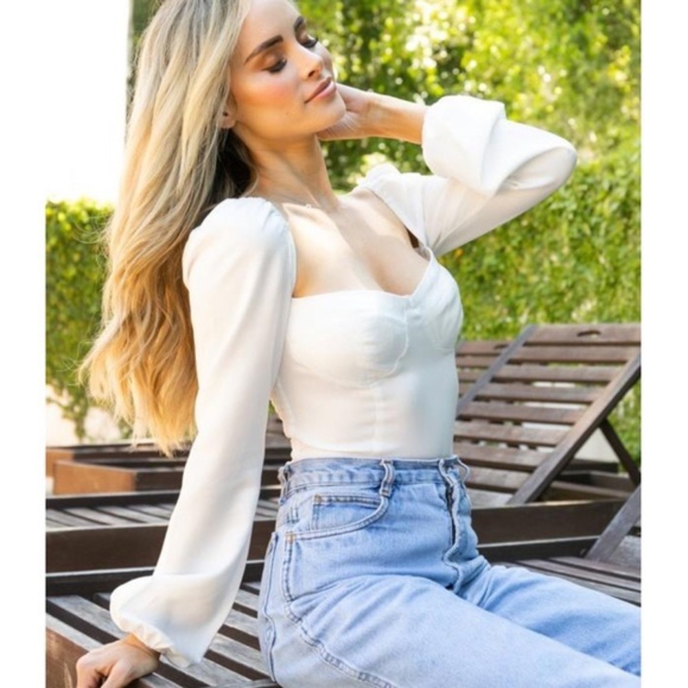 Lani the Label white bodysuit